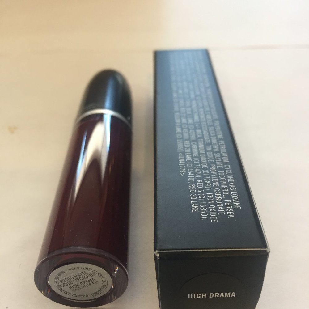 MAC RETRO MATTE LIQUID LIPCOLOUR HIGH DRAMA NIB